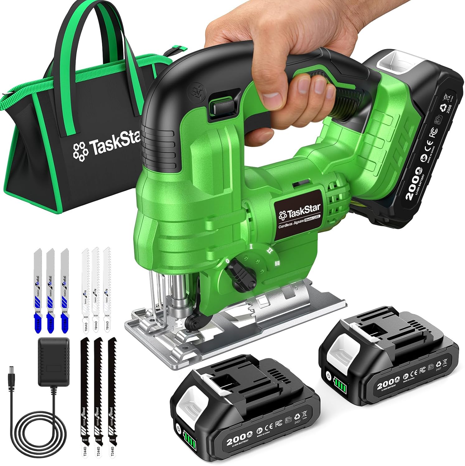 Taskstar Cordless Jig Saw Tool - огляд і ціна Jigsaw Orbital Blade