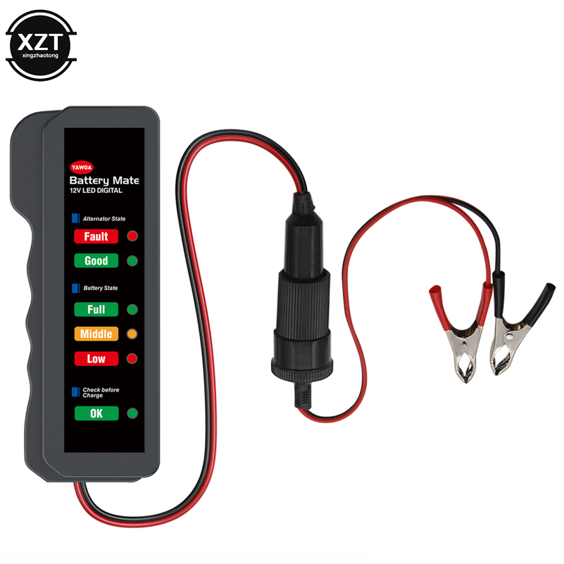 Car Battery Tester 6 LED Displ - огляд і ціна Power Tools China